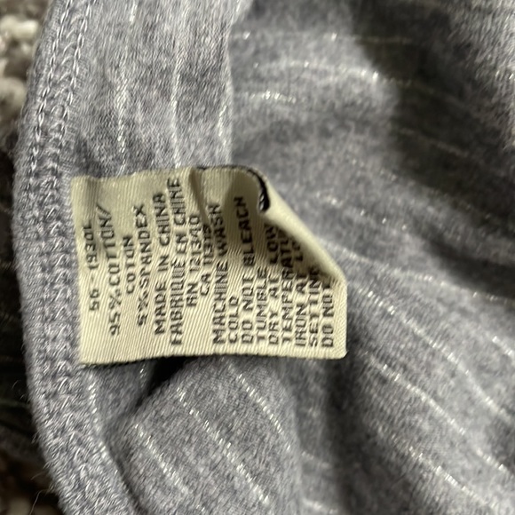 ๐4/$20 Garage Grey Striped Bandeau with Ruching ๐ - Picture 3 of 5